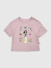 Toddler Disney Mulan Bow Icons Graphic T-Shirt