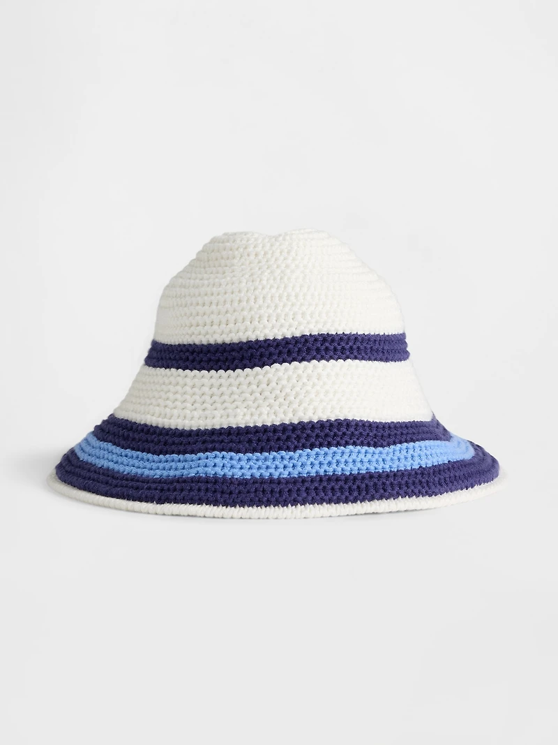 Baby & Toddler Striped Knit Bucket Hat