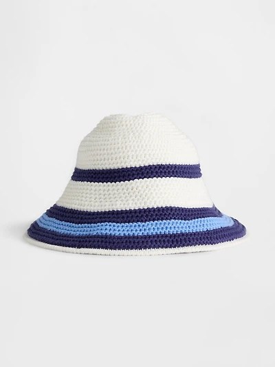 Baby & Toddler Striped Knit Bucket Hat