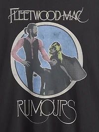 Heavyweight Fleetwood Mac Graphic Crop T-Shirt
