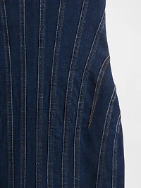 GapStudio Seamed Denim Midi Dress