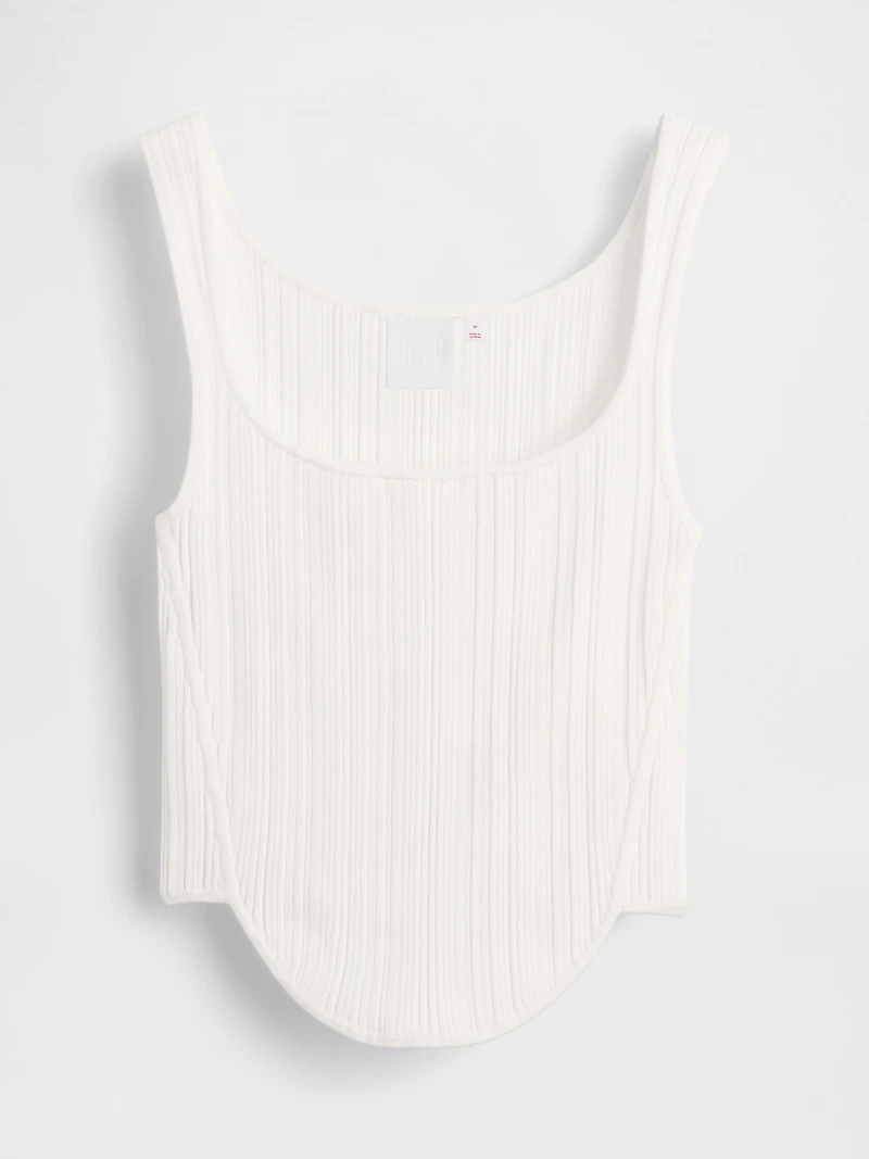 GapStudio Knit Corset Top