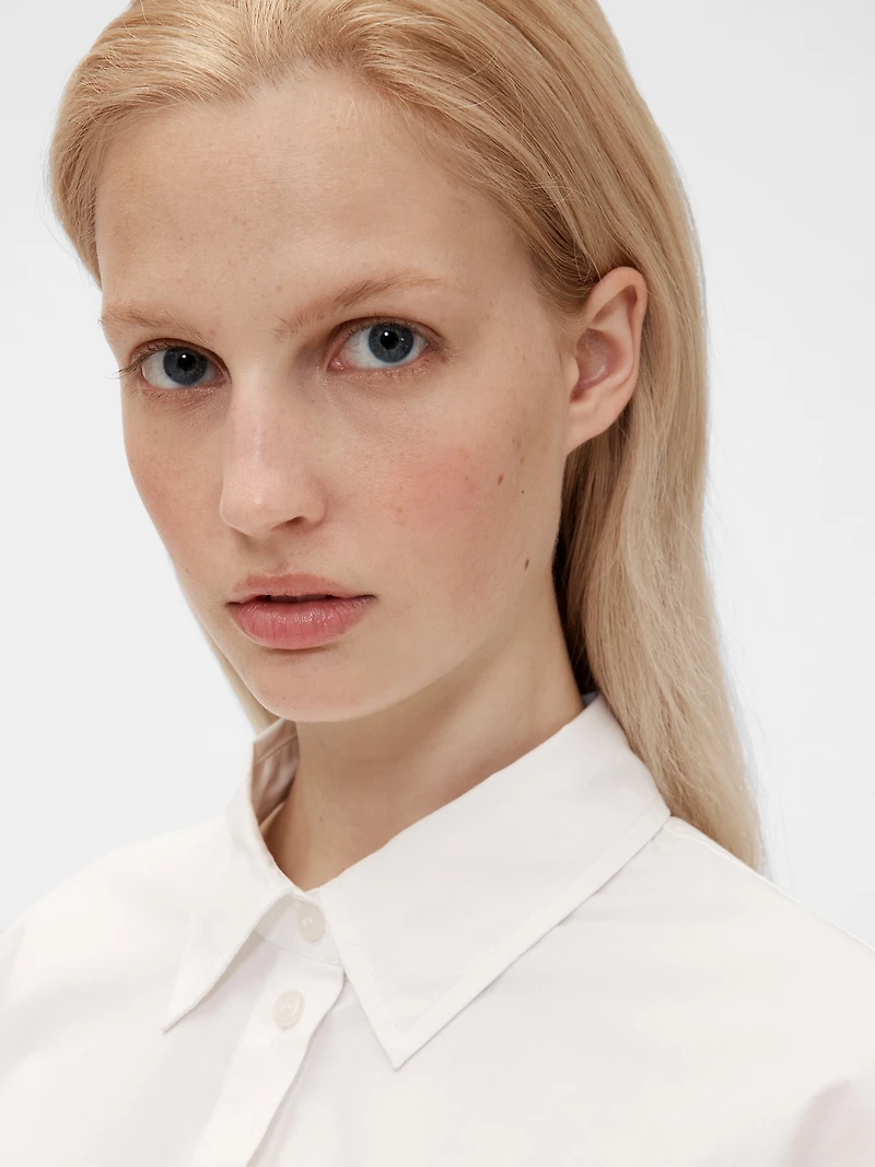 GapStudio Poplin Crop Shirt