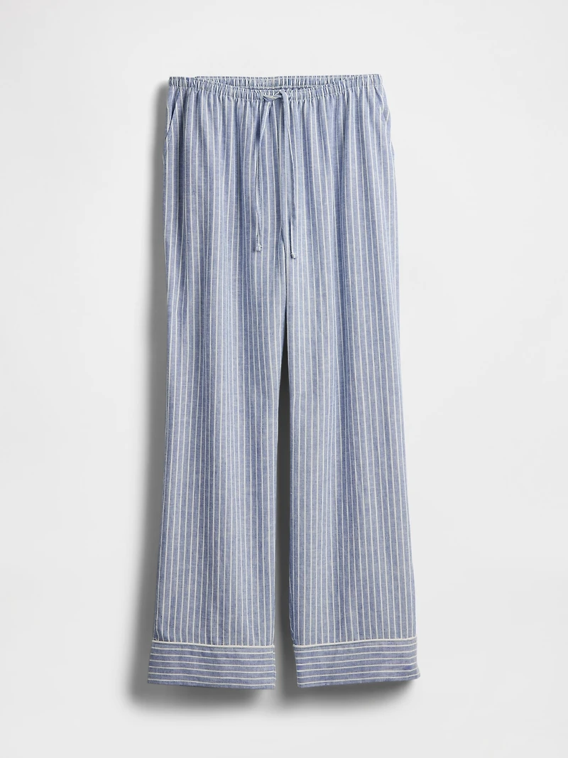 Linen-Blend PJ Pants