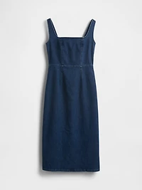 Denim Bodycon Midi Dress