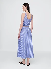 Poplin Maxi Skirt