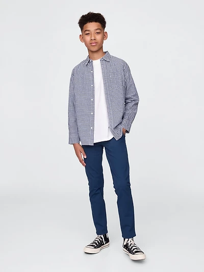 Kids Uniform Skinny Khakis