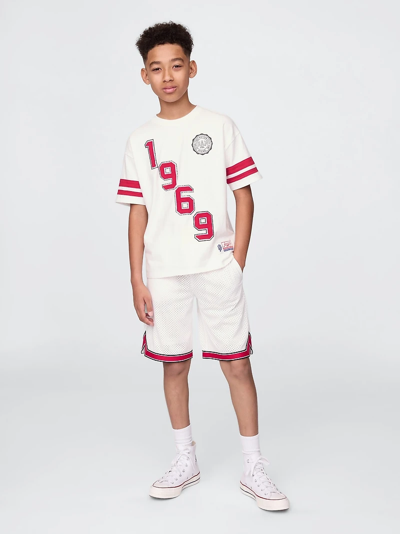 Kids GapFit 8.5" Mesh Pull-On Shorts