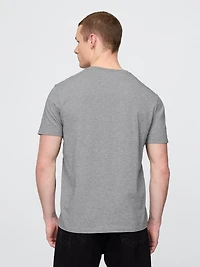 Cotton Jersey V-Neck T-Shirt