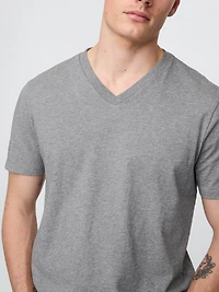 Cotton Jersey V-Neck T-Shirt