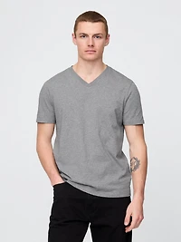Cotton Jersey V-Neck T-Shirt