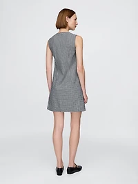 Gap × DÔEN Gingham Denim Mini Dress