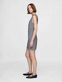 Gap × DÔEN Gingham Denim Mini Dress