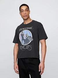 Heavyweight Fleetwood Mac Graphic Crop T-Shirt