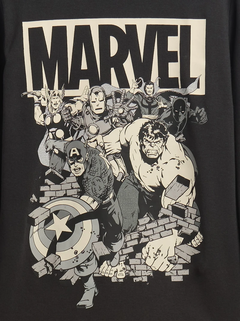Kids Marvel Organic Brushed Cotton PJ Set
