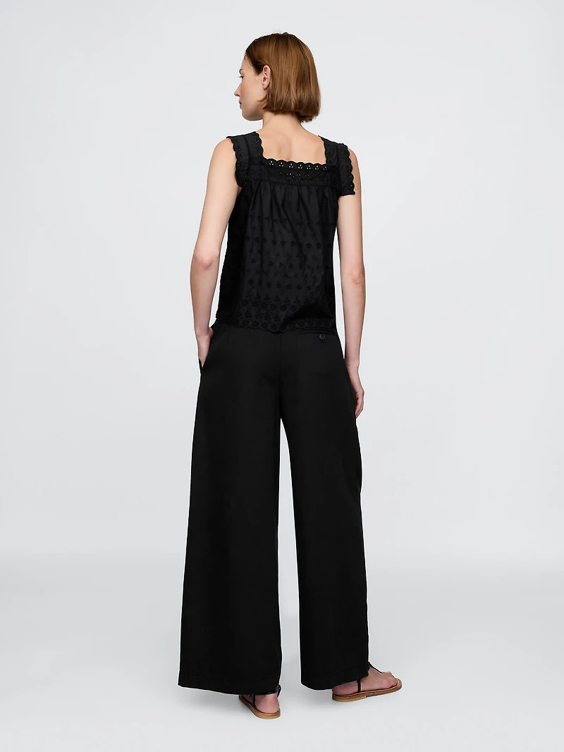 Gap × DÔEN High Rise Pleated Trousers