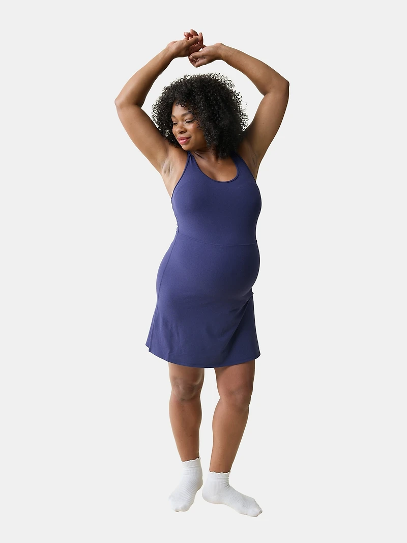 Ingrid and Isabel Sleeveless Maternity Skort Dress 2 Pack Bundle