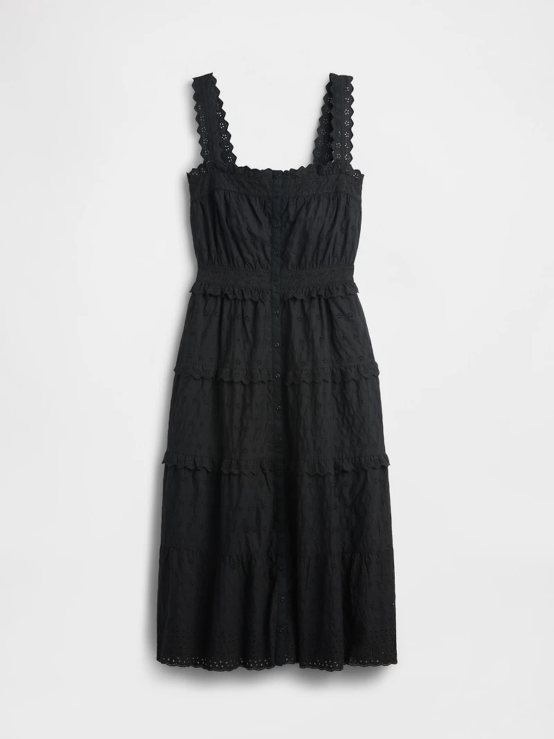 Gap × DÔEN Eyelet Midi Dress