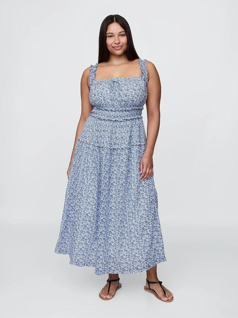 Gap × DÔEN Floral Midi Dress