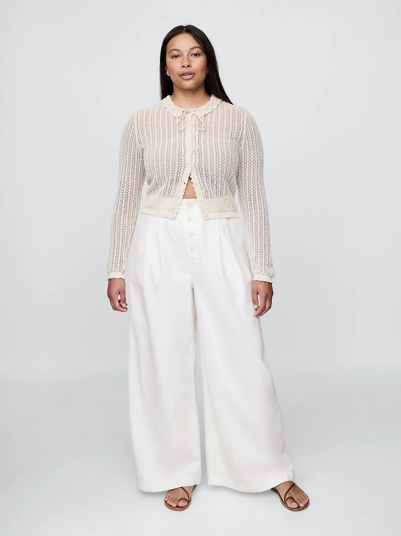 Gap × DÔEN High Rise Pleated Trousers