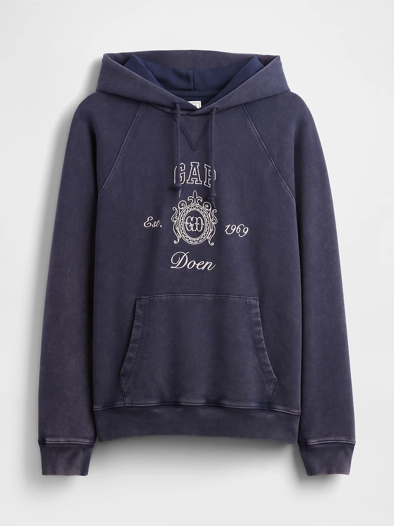 Gap × DÔEN Heavyweight Raglan Logo Hoodie