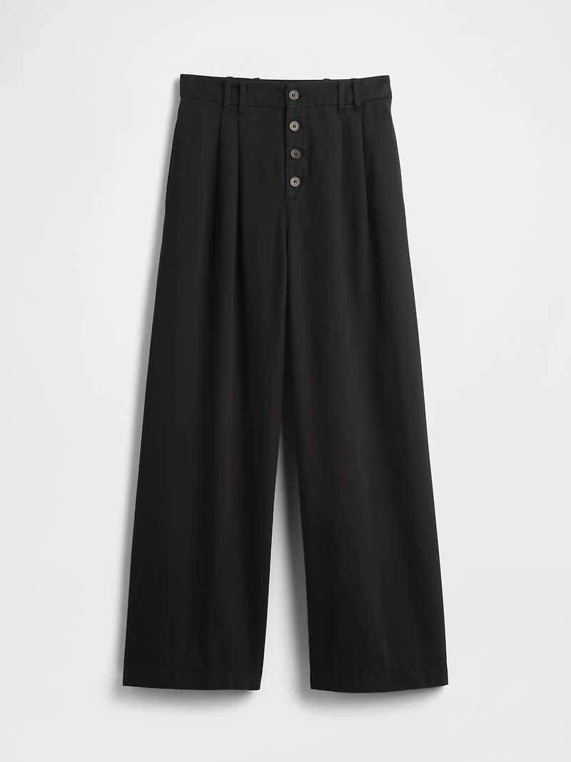 Gap × DÔEN High Rise Pleated Trousers