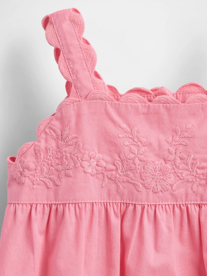Baby Embroidered Bubble Shorty Set