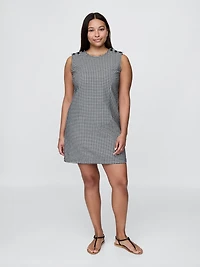 Gap × DÔEN Gingham Denim Mini Dress