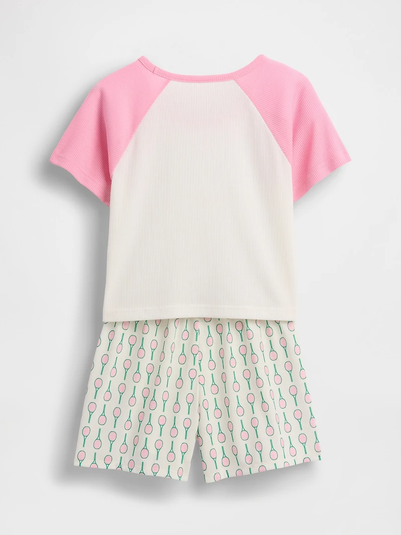 Gap × Disney Kids Recycled PJ Short Set