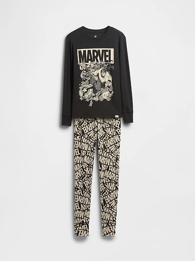 Kids Marvel Organic Brushed Cotton PJ Set