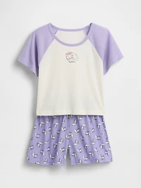 Gap × Disney Kids Recycled PJ Short Set