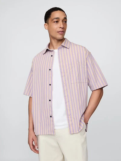 Organic Cotton Oversized Poplin Shirt
