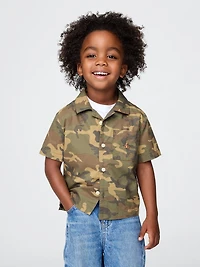 Baby & Toddler Organic Cotton Cabana Shirt