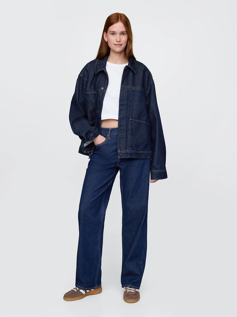 UltraSoft Boxy Icon Denim Jacket