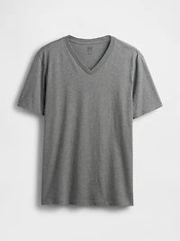 Cotton Jersey V-Neck T-Shirt
