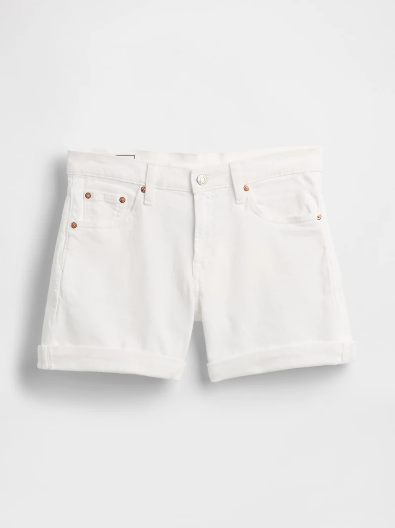 5" Mid Rise Girlfriend Shorts