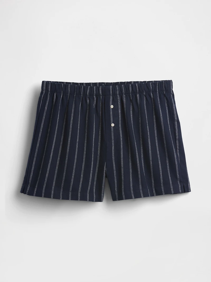 Flannel PJ Boxer Shorts