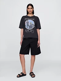 Heavyweight Fleetwood Mac Graphic Crop T-Shirt