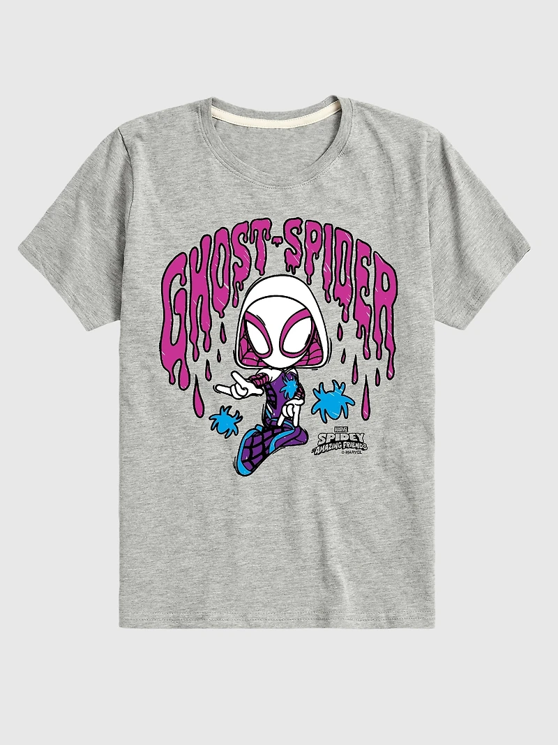 Toddler Marvel Scribble Ghost Spider Short Sleeve T-Shirt