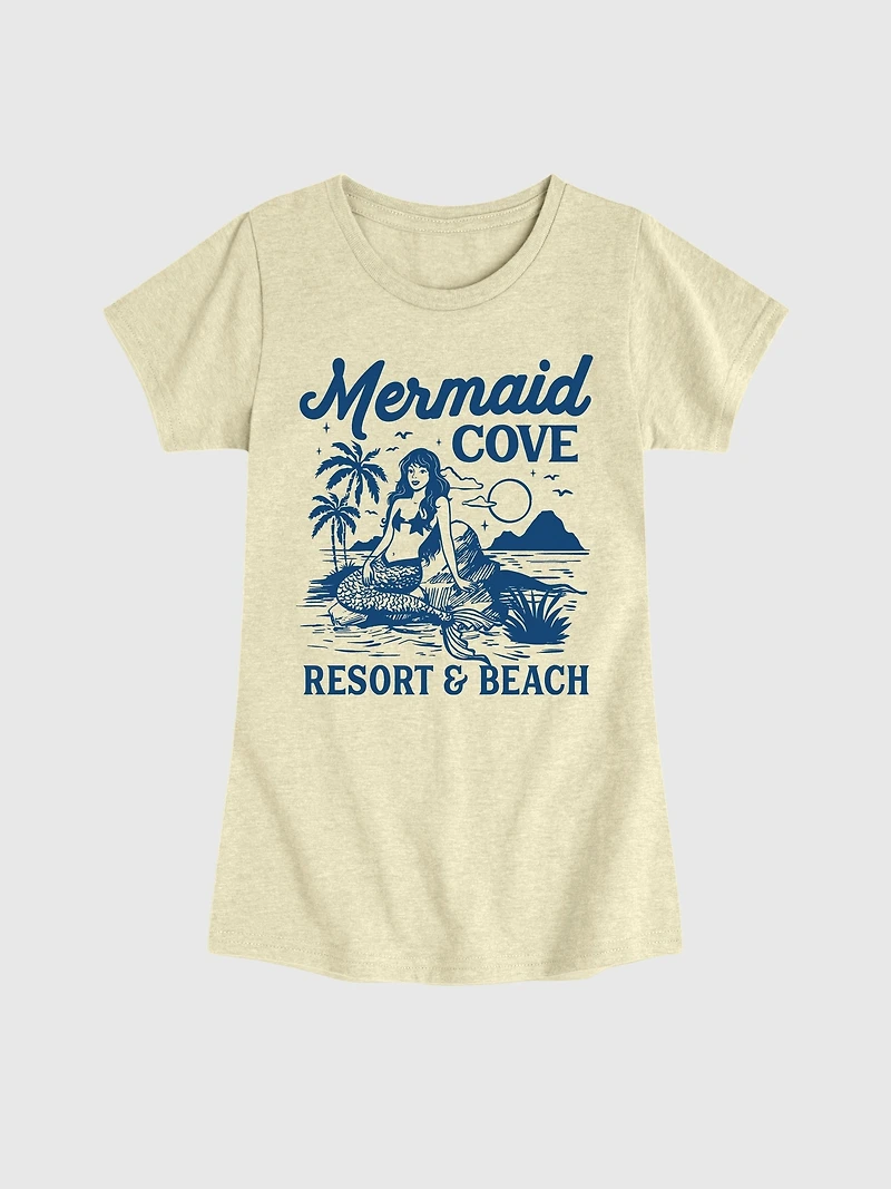 Kids Mermaid Cove Fitted Short Sleeve T-Shirt