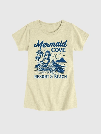 Kids Mermaid Cove Fitted Short Sleeve T-Shirt
