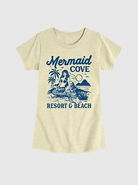 Kids Mermaid Cove Fitted Short Sleeve T-Shirt