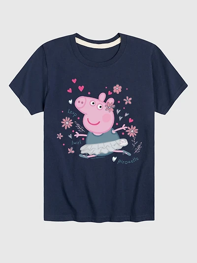 Toddler Peppa Pig Ballet Short Sleeve T-Shirt
