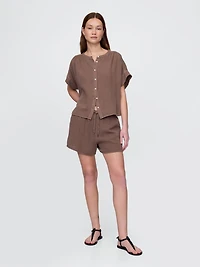Cotton Gauze Easy Shorts
