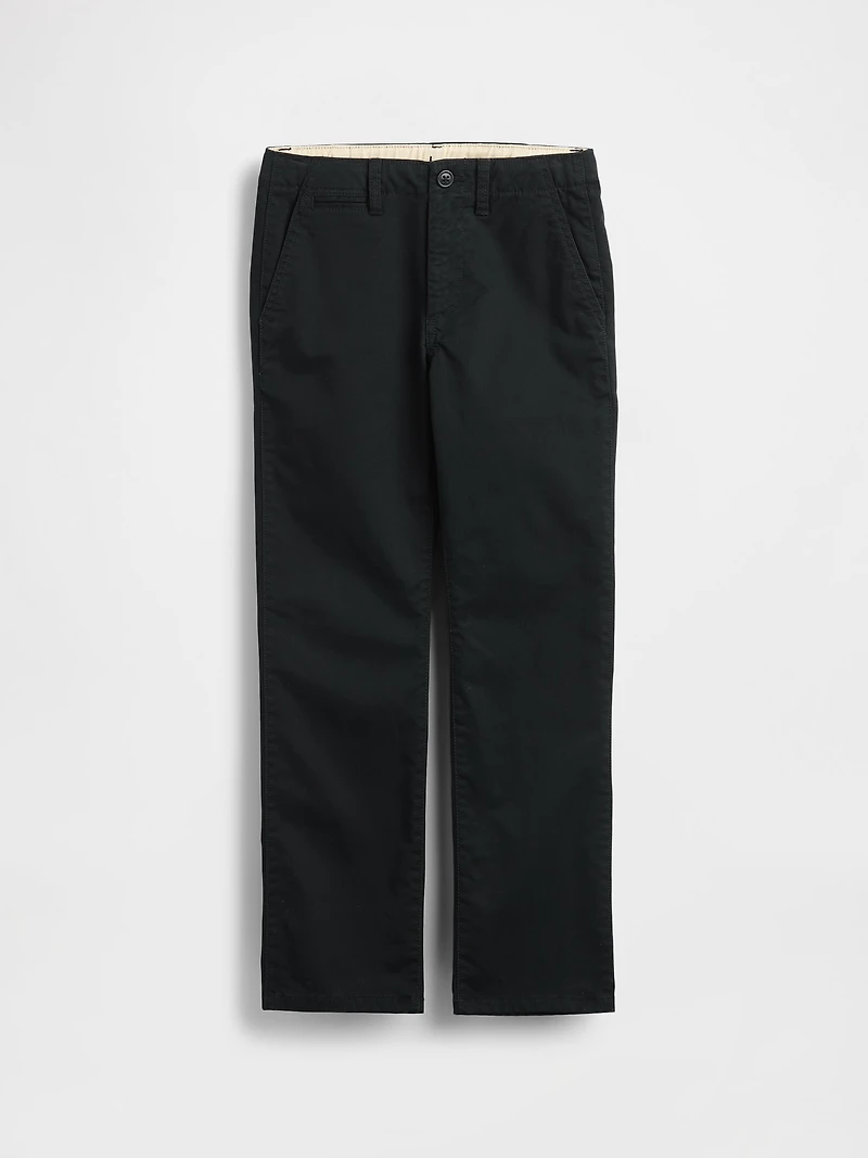 Kids Uniform Straight-Fit Stretch Khakis