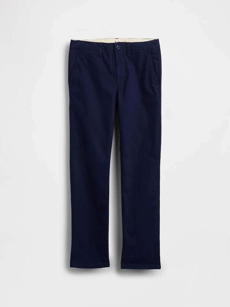 Kids Uniform Straight-Fit Stretch Khakis