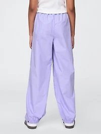 Kids Poplin Baggy Joggers