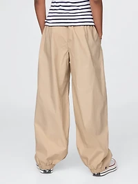 Kids Poplin Baggy Joggers