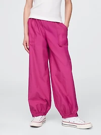 Kids Poplin Baggy Joggers