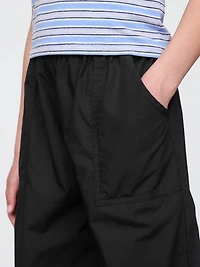 Kids Poplin Baggy Joggers
